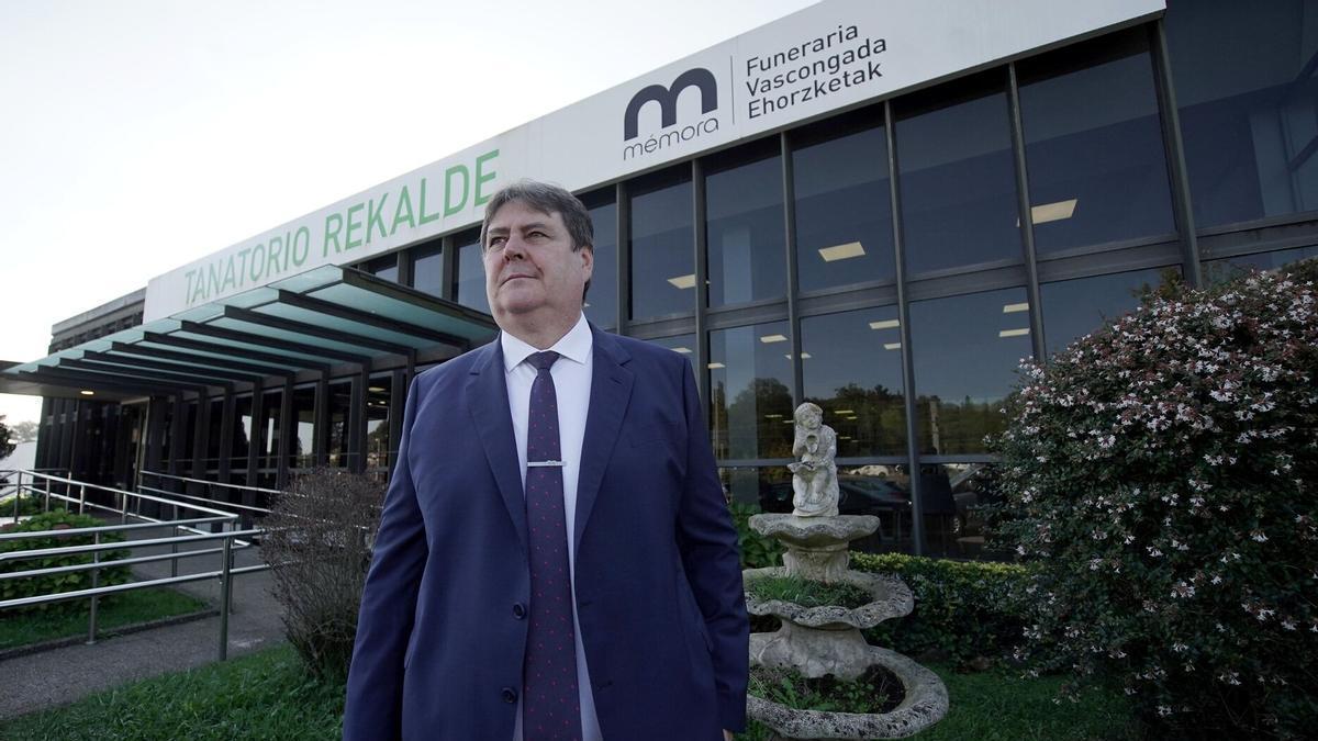 Andoni Pérez considera que Rekalde este marcó un antes y un después al convertirse en el primer tanatorio de la ciudad.