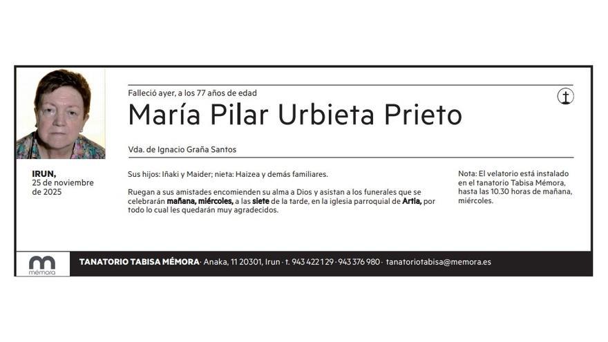 María Pilar Urbieta Prieto