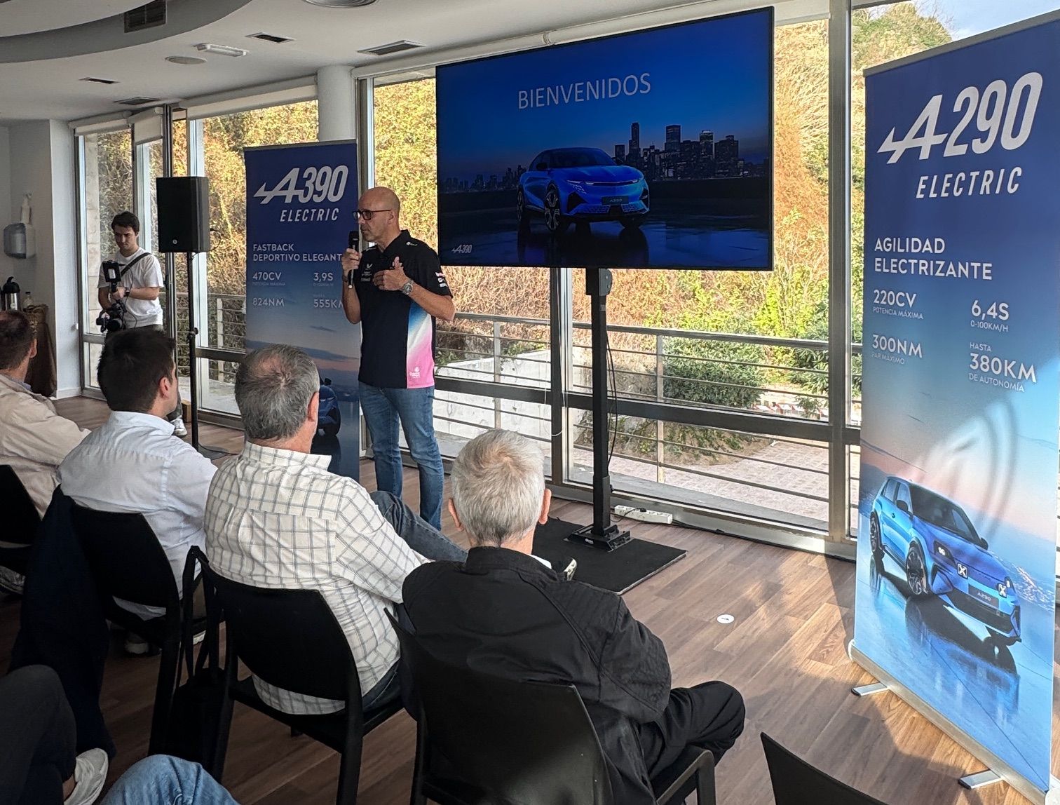 La llegada de Alpine a Donostia