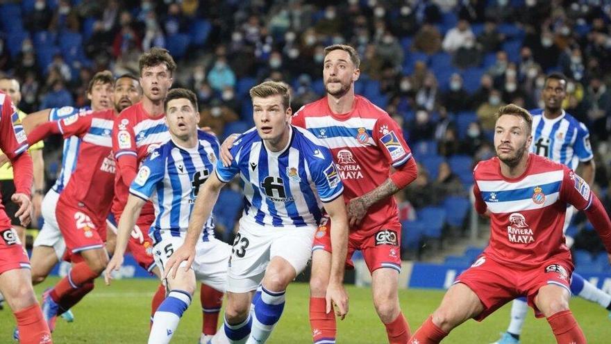 La Real dejó al Espanyol con su mínima en la posesión de la era Vicente Moreno