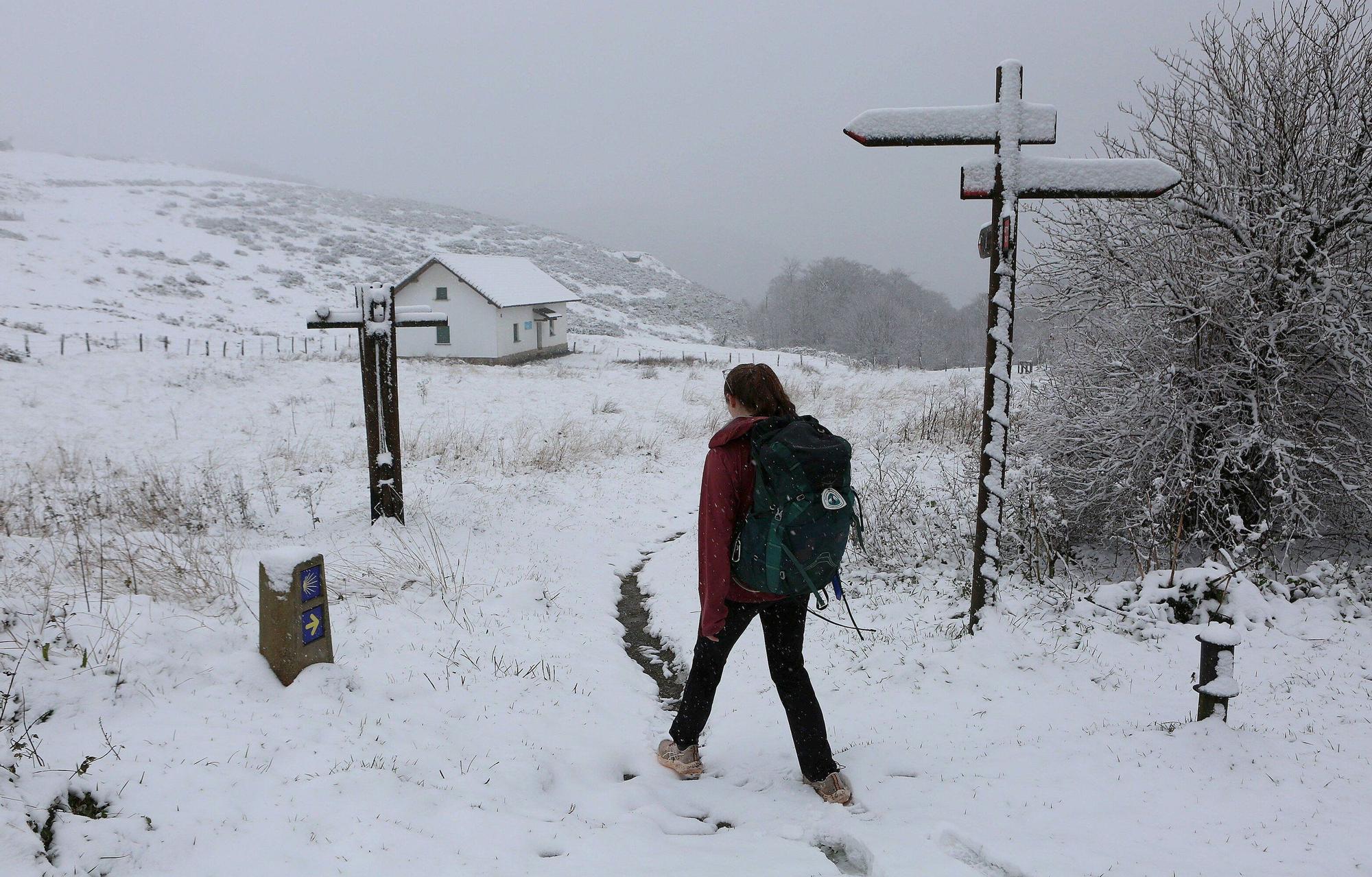 Fotos de la nieve en Navarra (20 de noviembre de 2025)