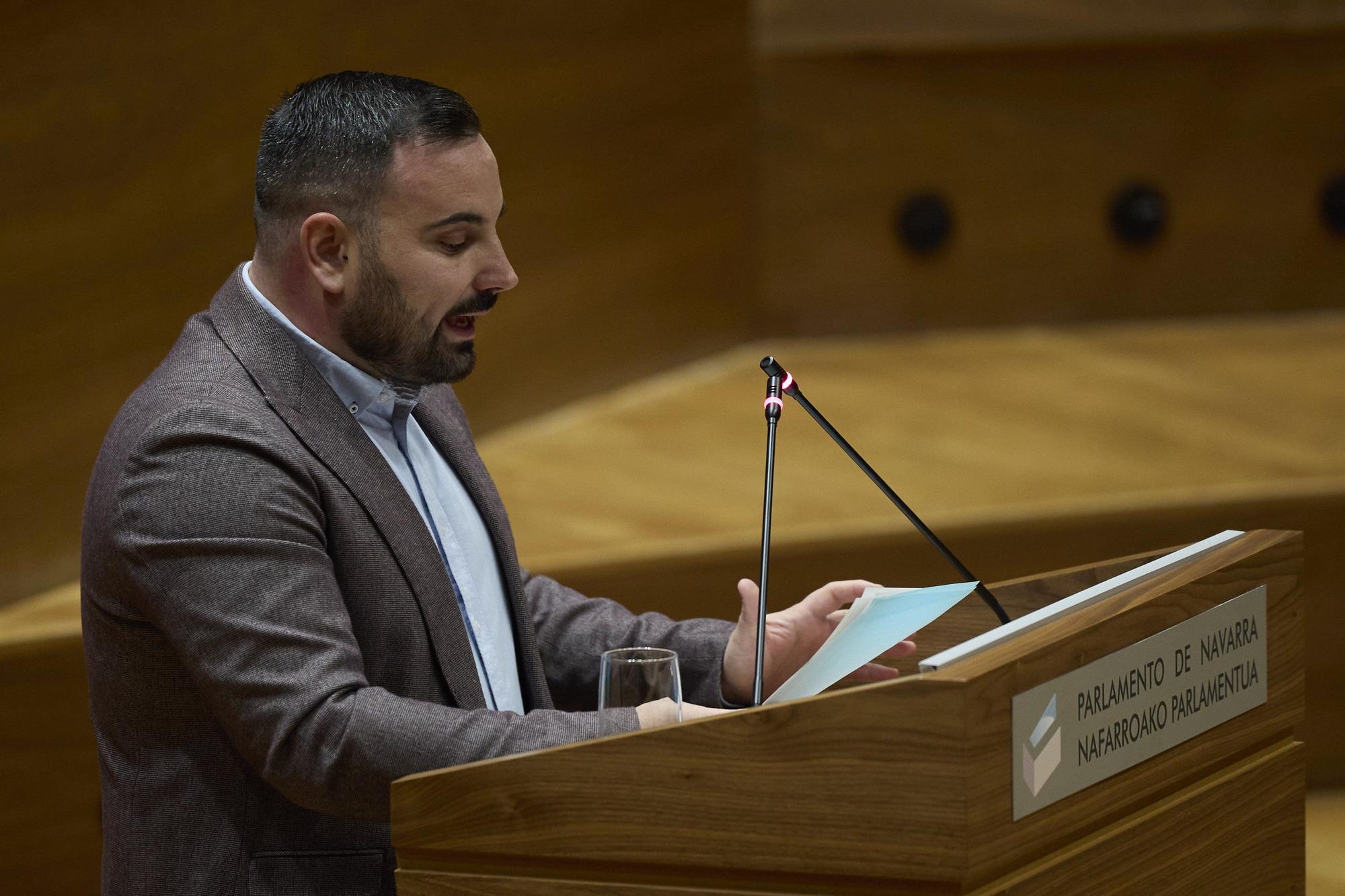 Fotos del pleno del Parlamento de Navarra del jueves 30 de octubre