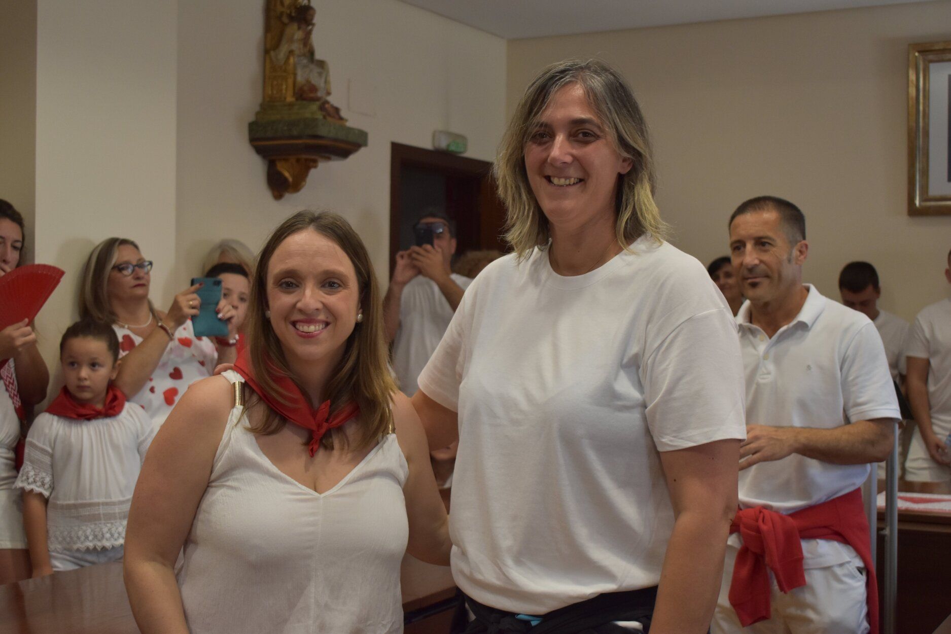 Fotos del chupinazo de fiestas de Peralta