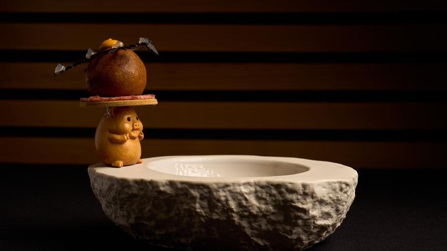 "Cerdo de barro" del Dólar se cuela en el pódium del V Concurso de Cocina con Ibérico