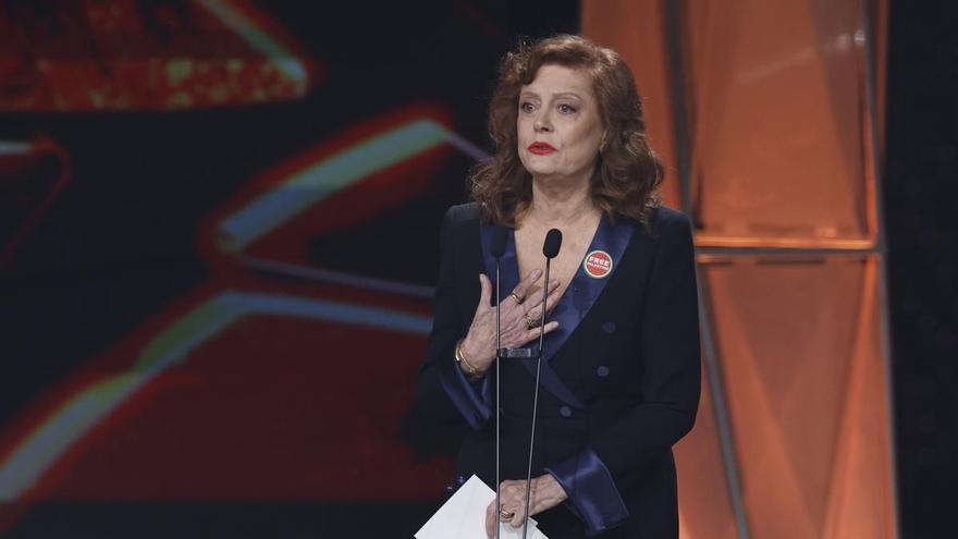 Susan Sarandon, Goya Internacional: "En medio del caos y de la represión, esto me ayuda a sentirme menos sola"