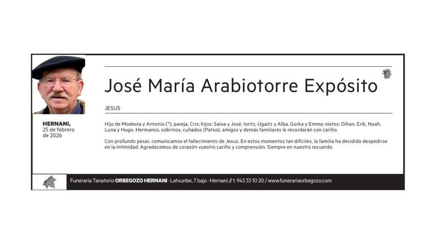 José María Arabiotorre Expósito