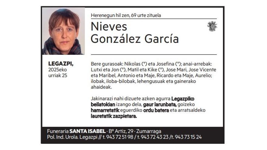 Nieves González García