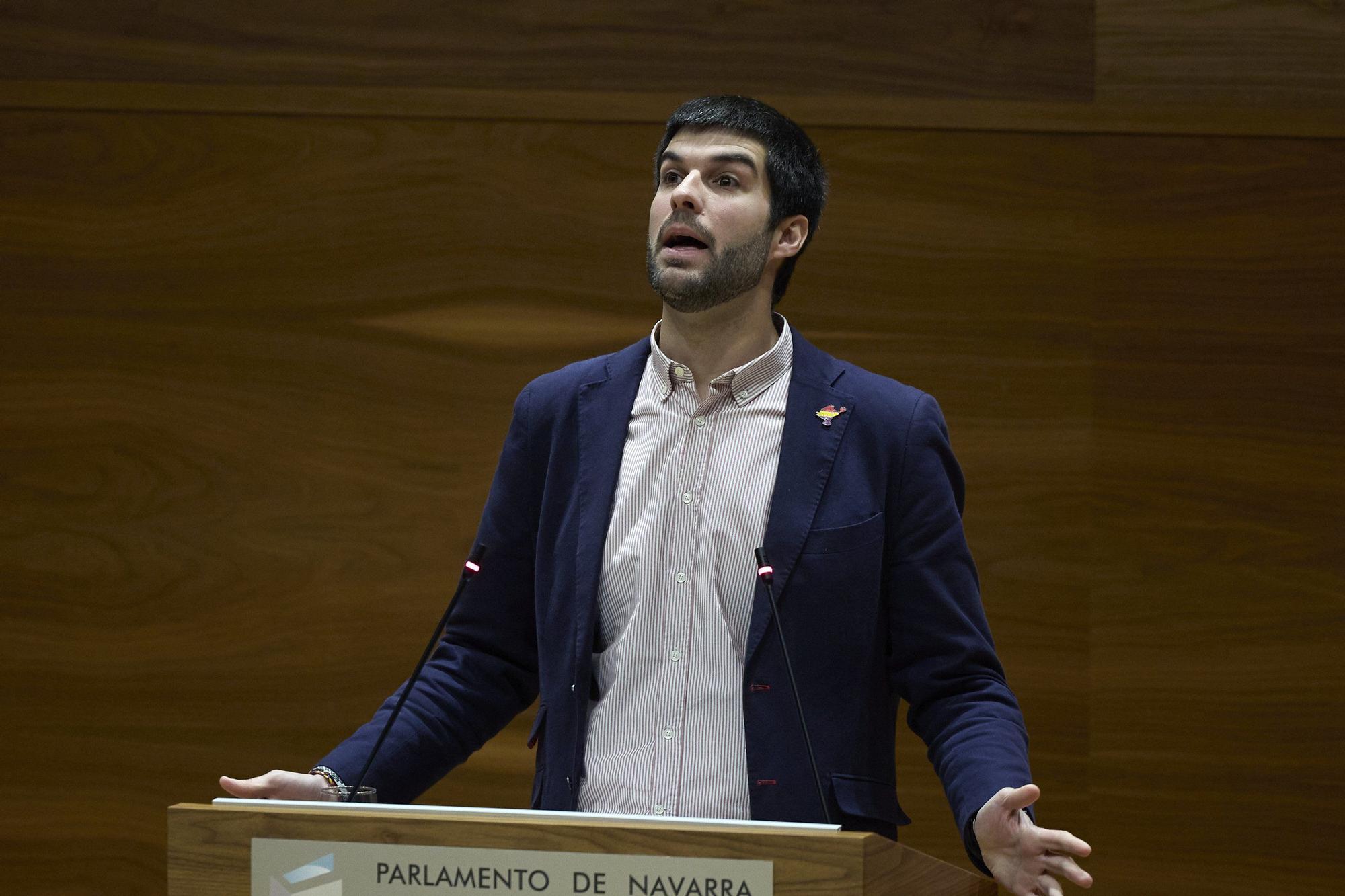 Fotos del pleno del Parlamento de Navarra del jueves 30 de octubre