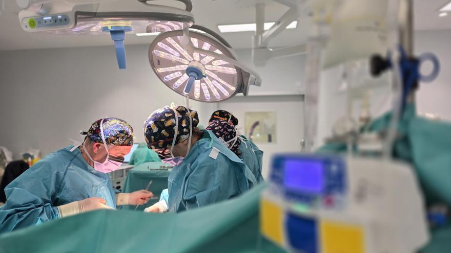 Cirugía pionera en Barcelona: operan en el vientre materno a un feto que tenía los intestinos fuera del cuerpo