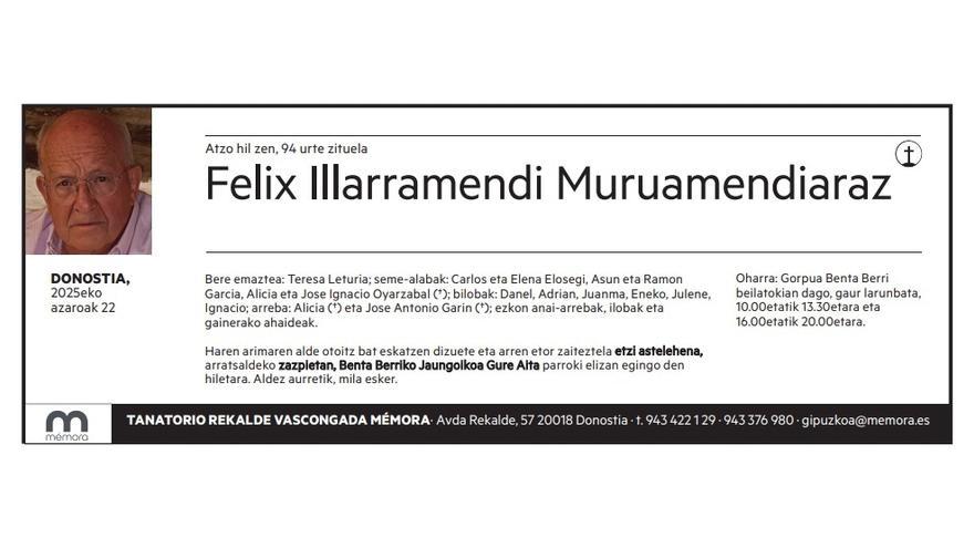 Felix Illarramendi Muruamendiaraz