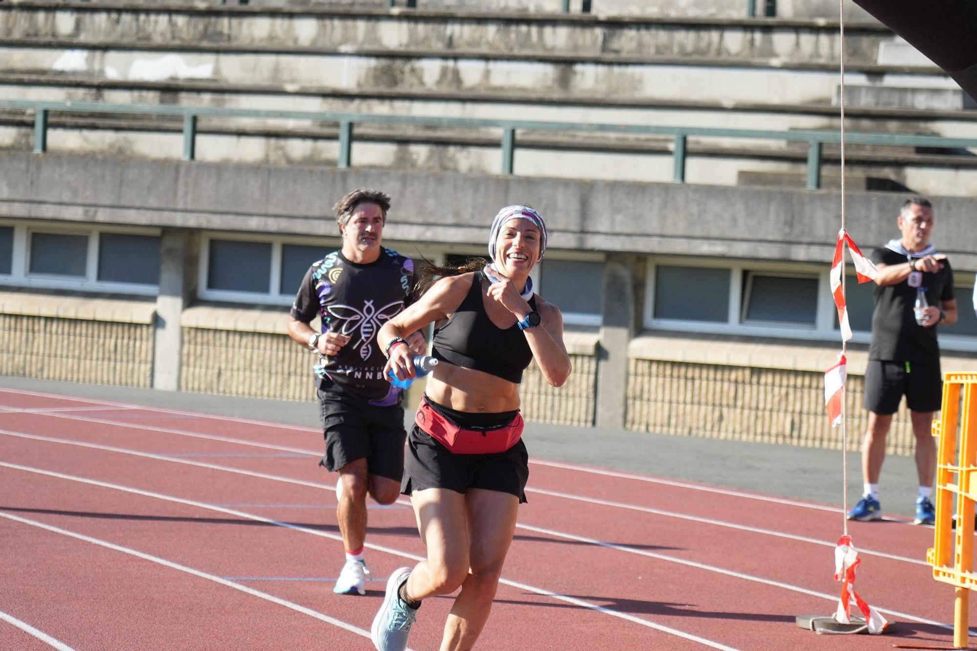 Basauri arropa a Yeray González en la final de su reto '12 maratones en 12 meses' por la asociación CNTTB1