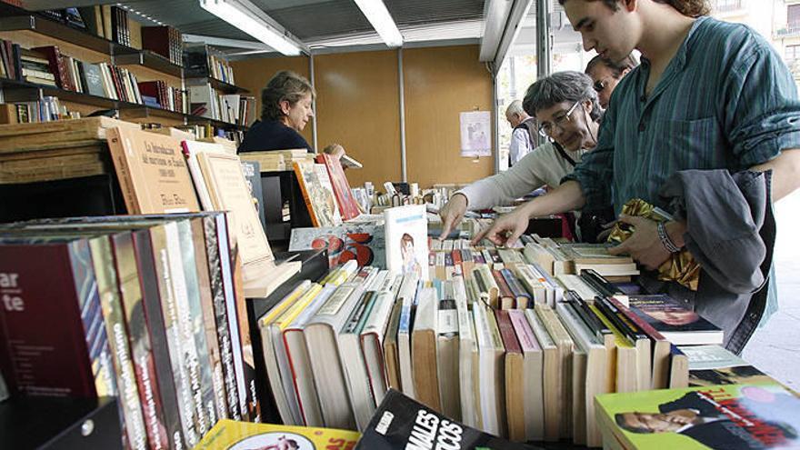 Imagen de una edición anterior de la Feria del Libro Antiguo y de Ocasión.