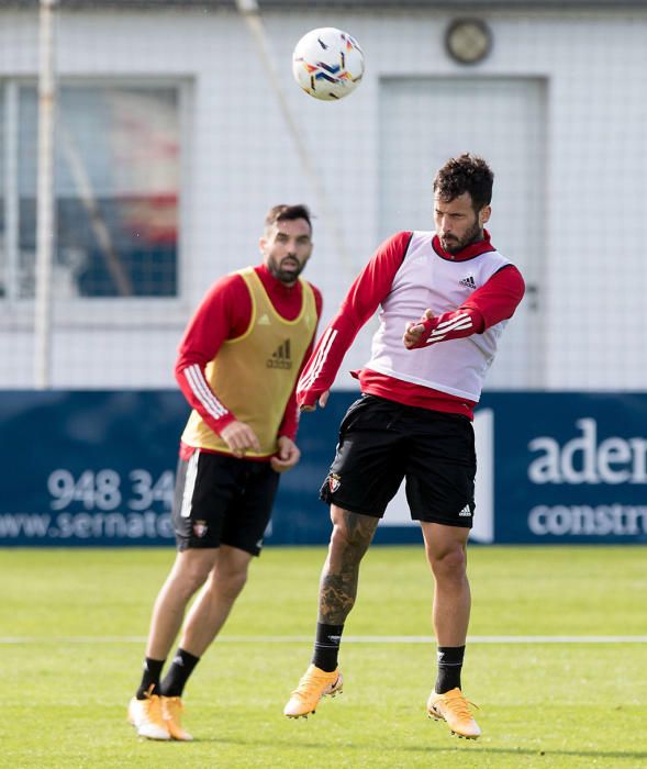 Osasuna vuelve al trabajo en Tajonar