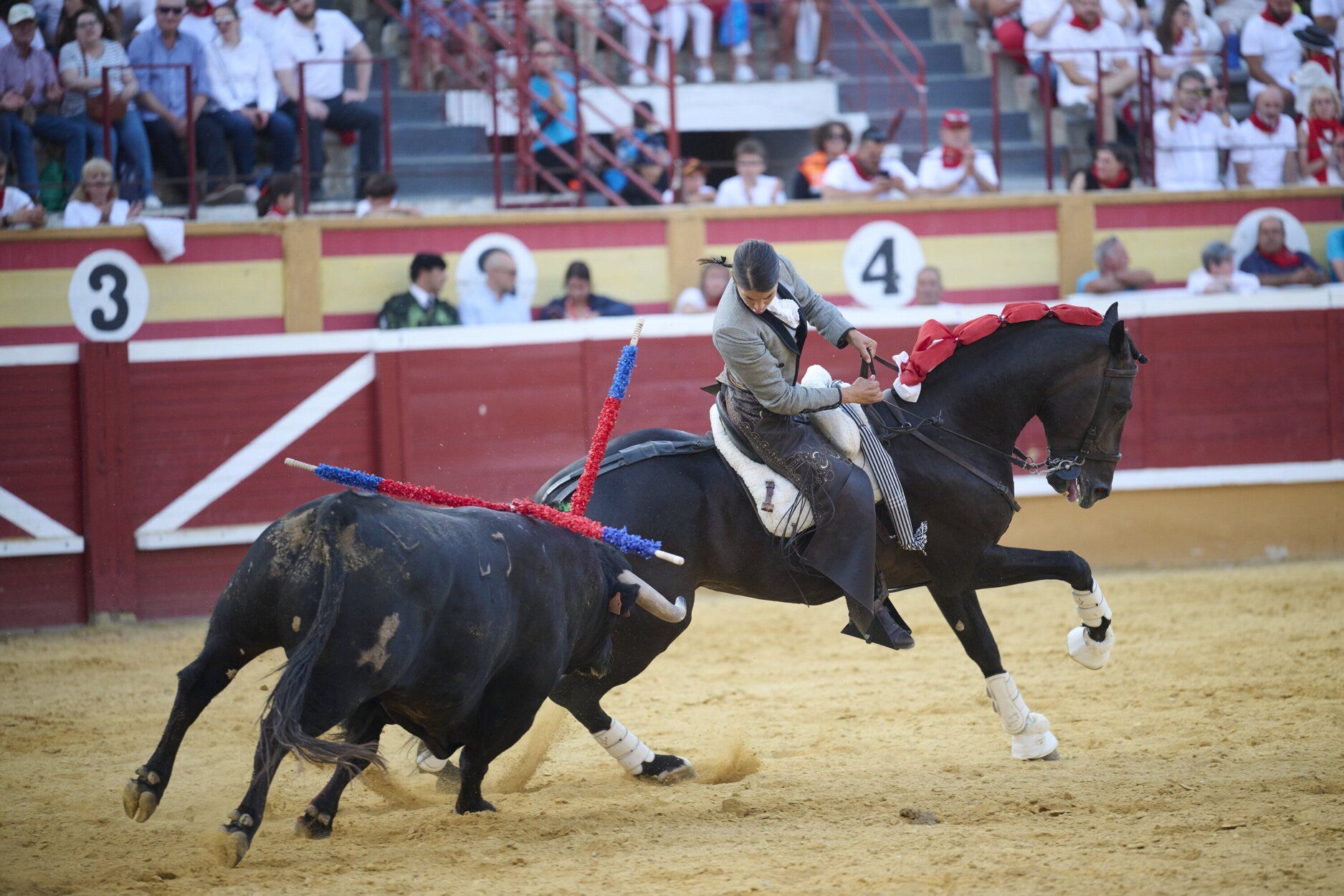 Fotos de la corrida de rejones de este domingo en fiestas de Tudela