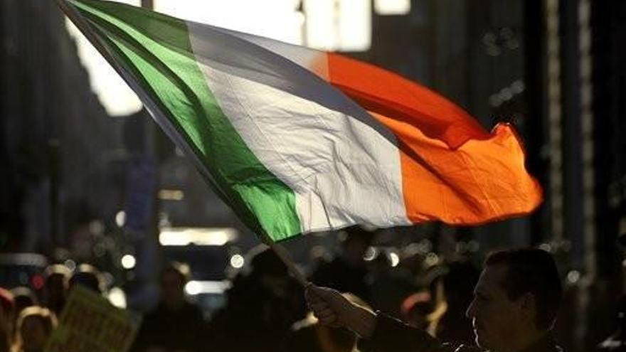 Bandera de Irlanda.