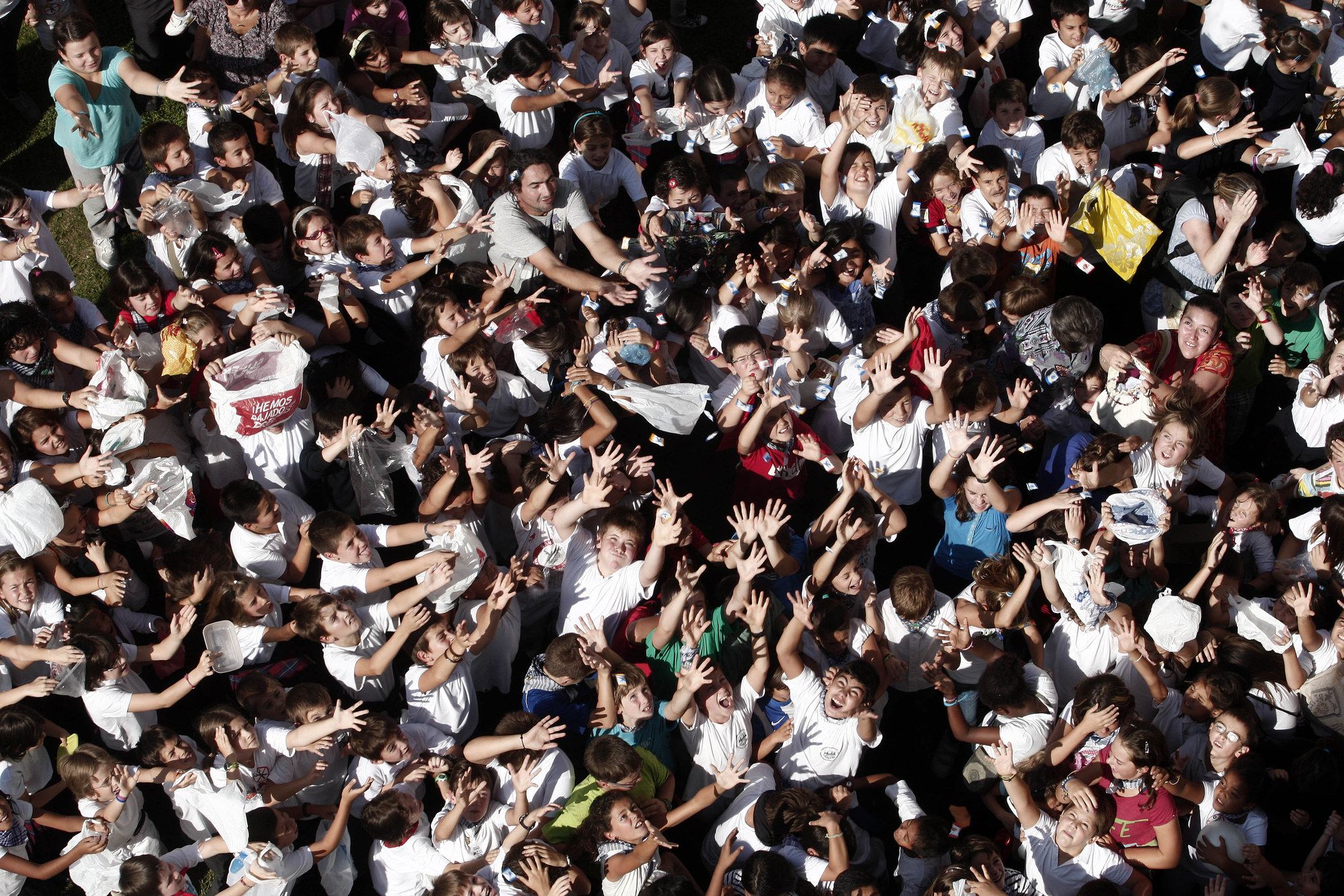 Protagonistas del cohete de San Fermín Txikito a lo largo de los años