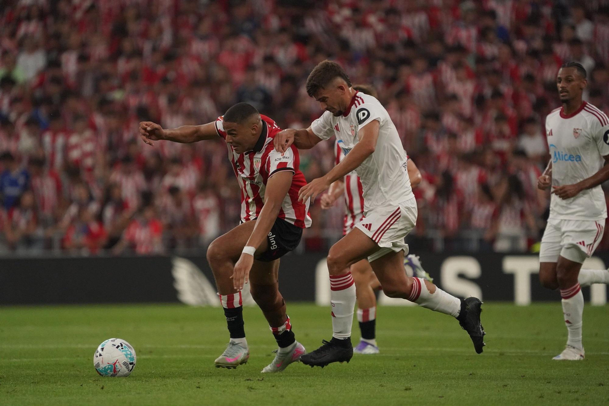 El Athletic-Sevilla, en imágenes
