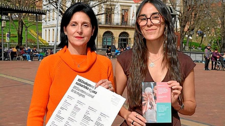 El deporte y la cultura brillan con luz propia  en Sestao por el 8-M