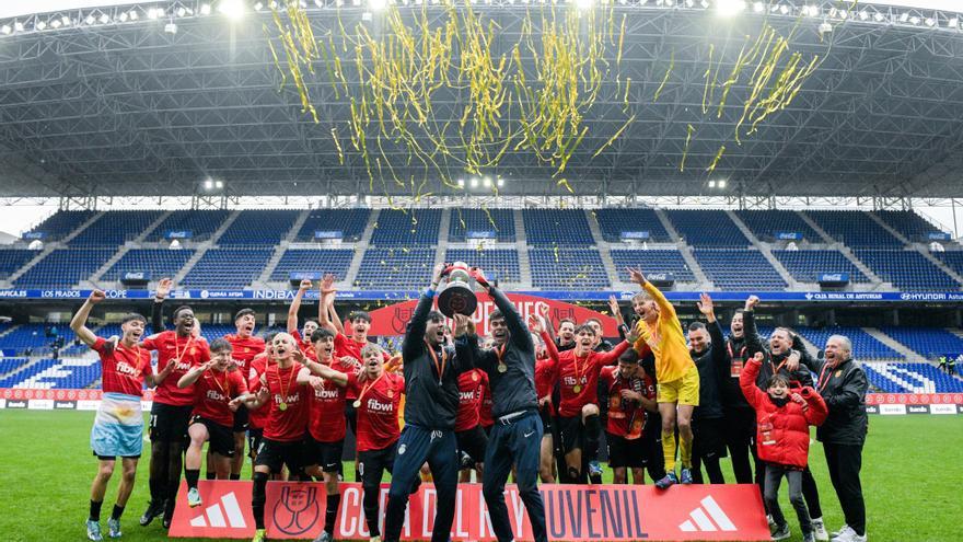 El Mallorca gana la Copa juvenil a cuatro semanas de medirse al Athletic en La Cartuja