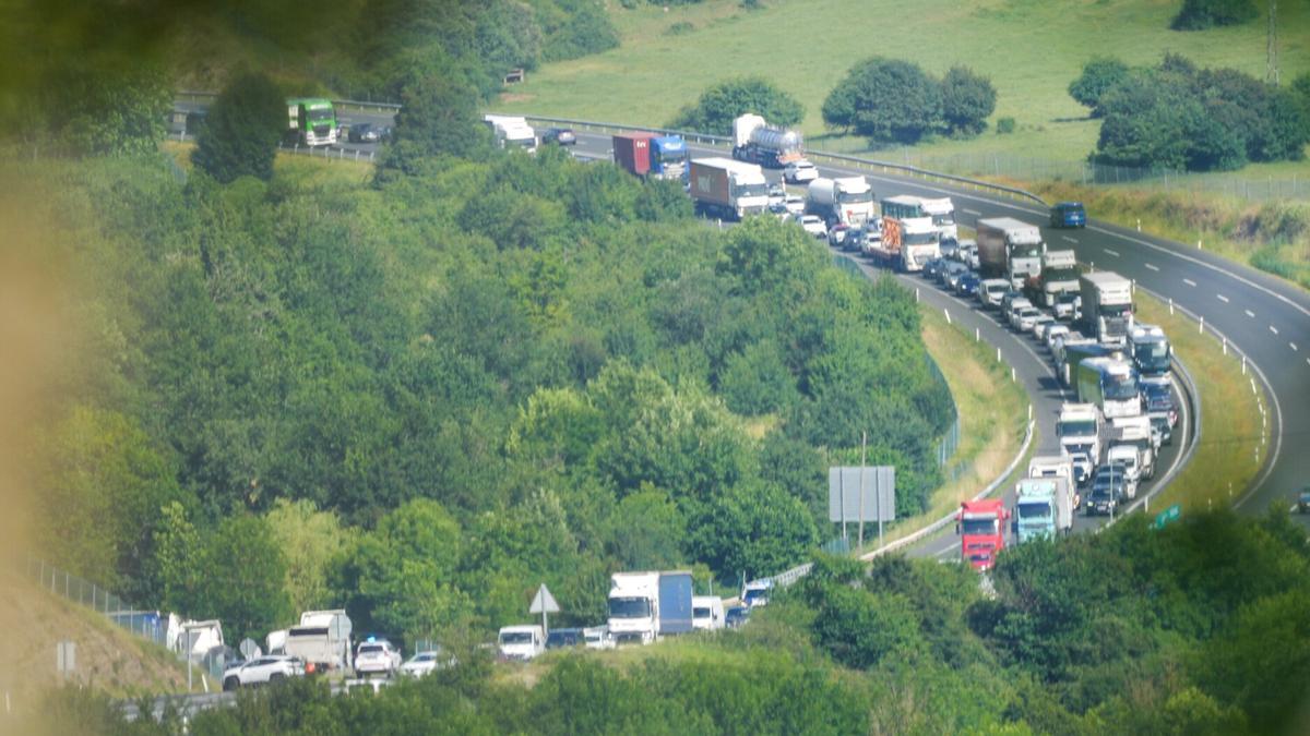 Retenciones por un accidente grave anterior en la N-622