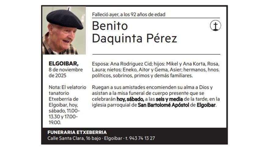 Benito Daquinta Pérez