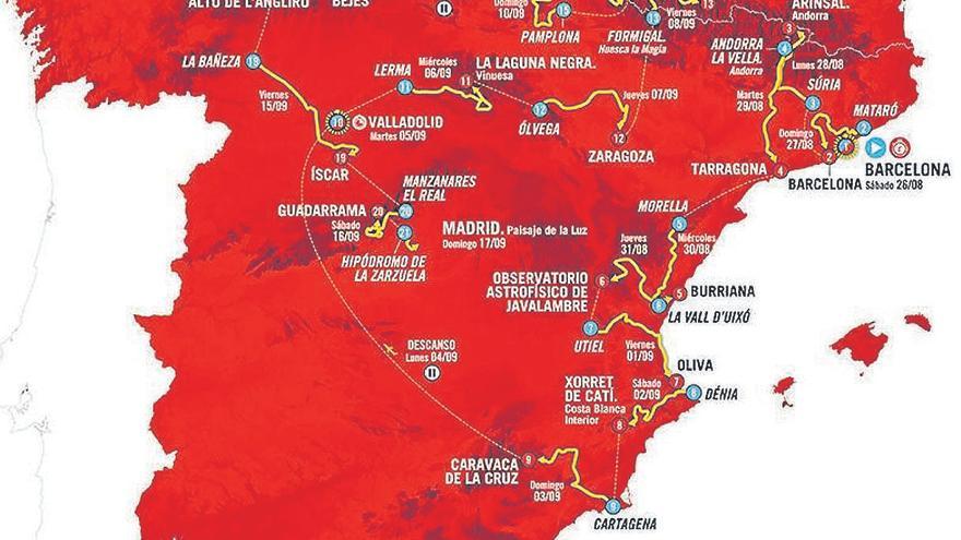 La Vuelta ofrece diez finales en alto en 2023