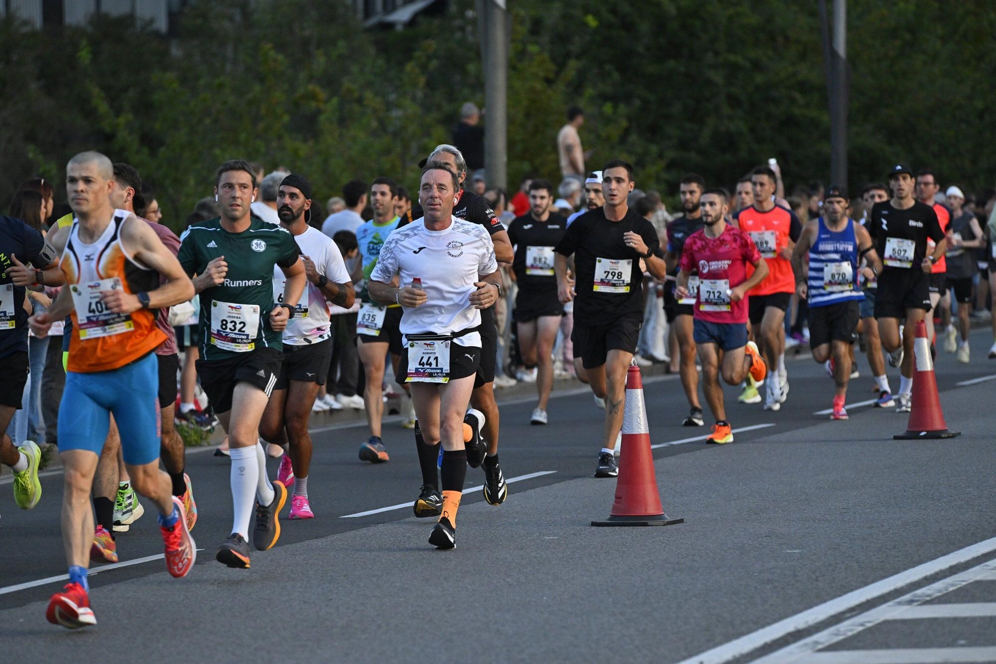 El Bilbao Night Marathon, en imágenes