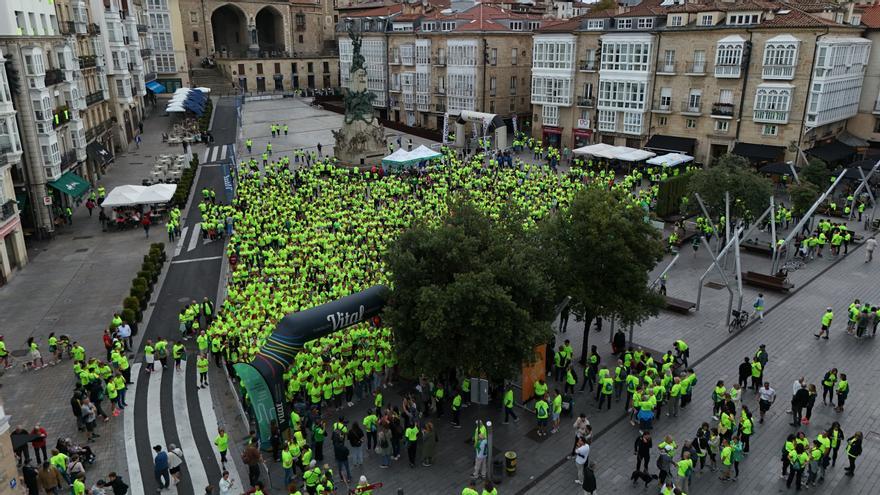 3.500 vitorianos marchan este domingo contra el cáncer