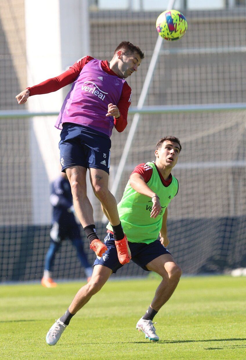 Entrenamiento de Osasuna del 18 de abril