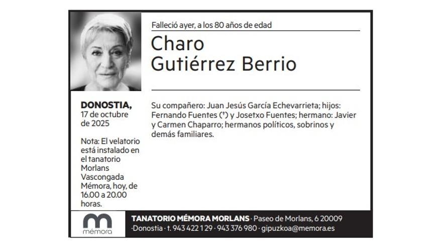Charo Gutiérrez Berrio