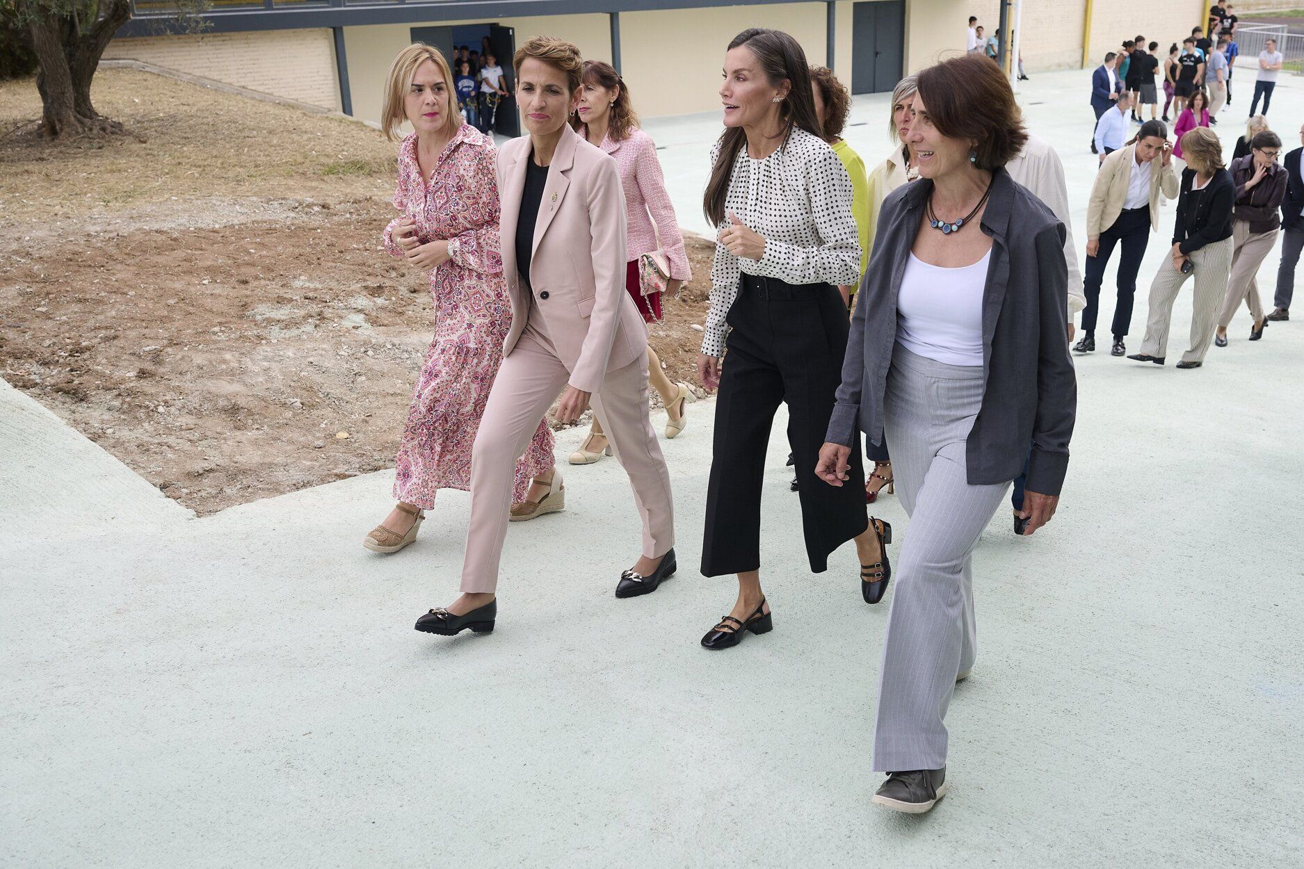 Fotos de la visita de la reina Letizia al CIP FP Lumbier IIP