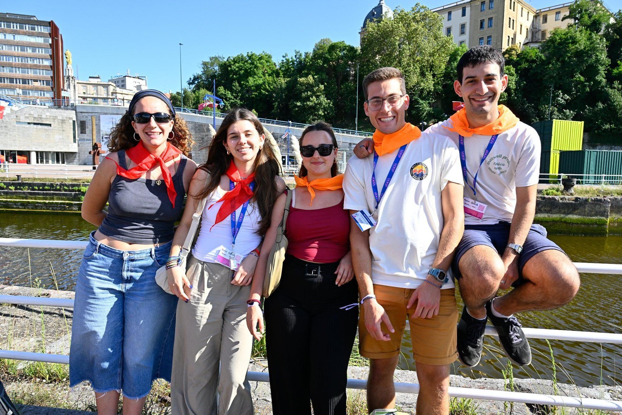 Elena Rodríguez, Andrea Ion, Silvia Rodríguez del Amo, Jorge Guillén y Samuel Rodríguez.