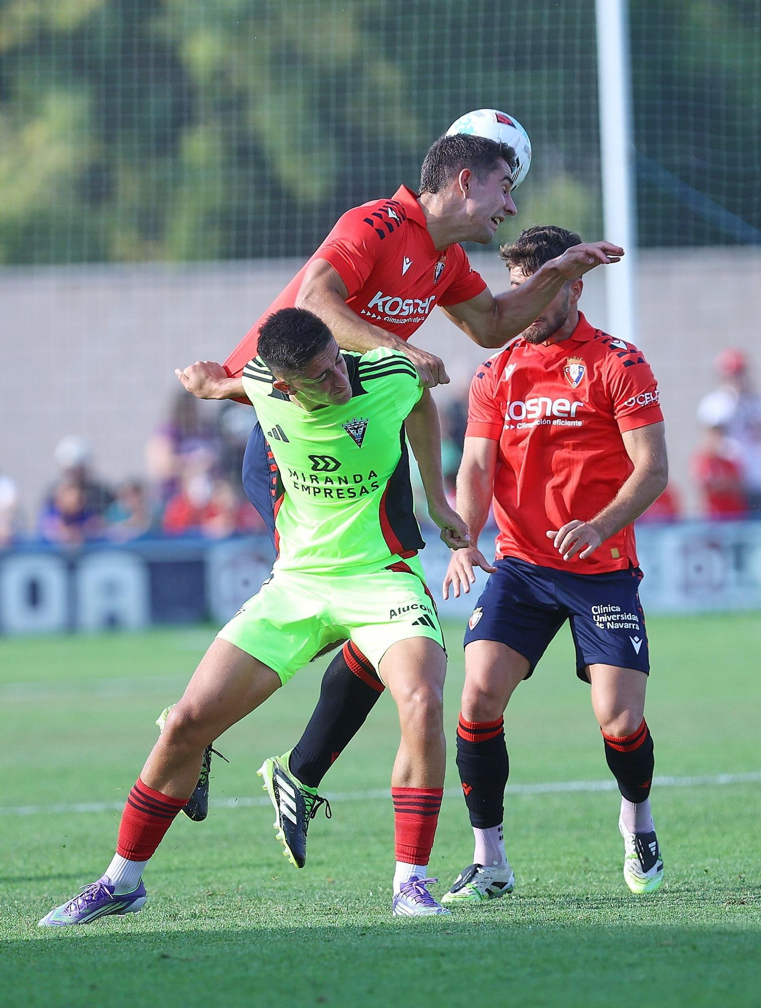 Osasuna logra en Tafalla su primer triunfo de pretemporada