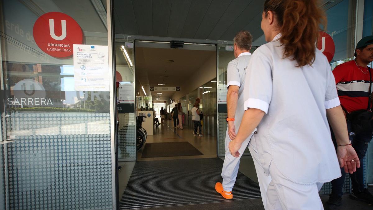 Acceso a Urgencias del Hospital Universitario de Navarra