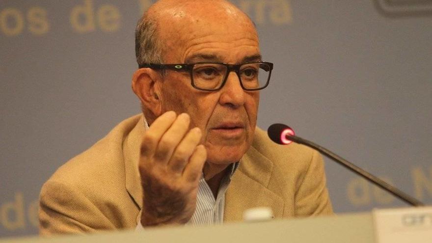 Carmelo Ezpeleta, durante la charla.