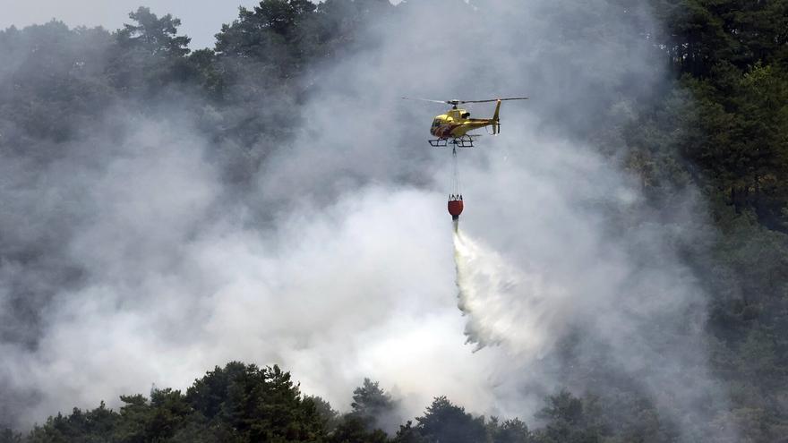 Incendio de Ezkabarte: se avivan varios focos y preocupa el flanco derecho