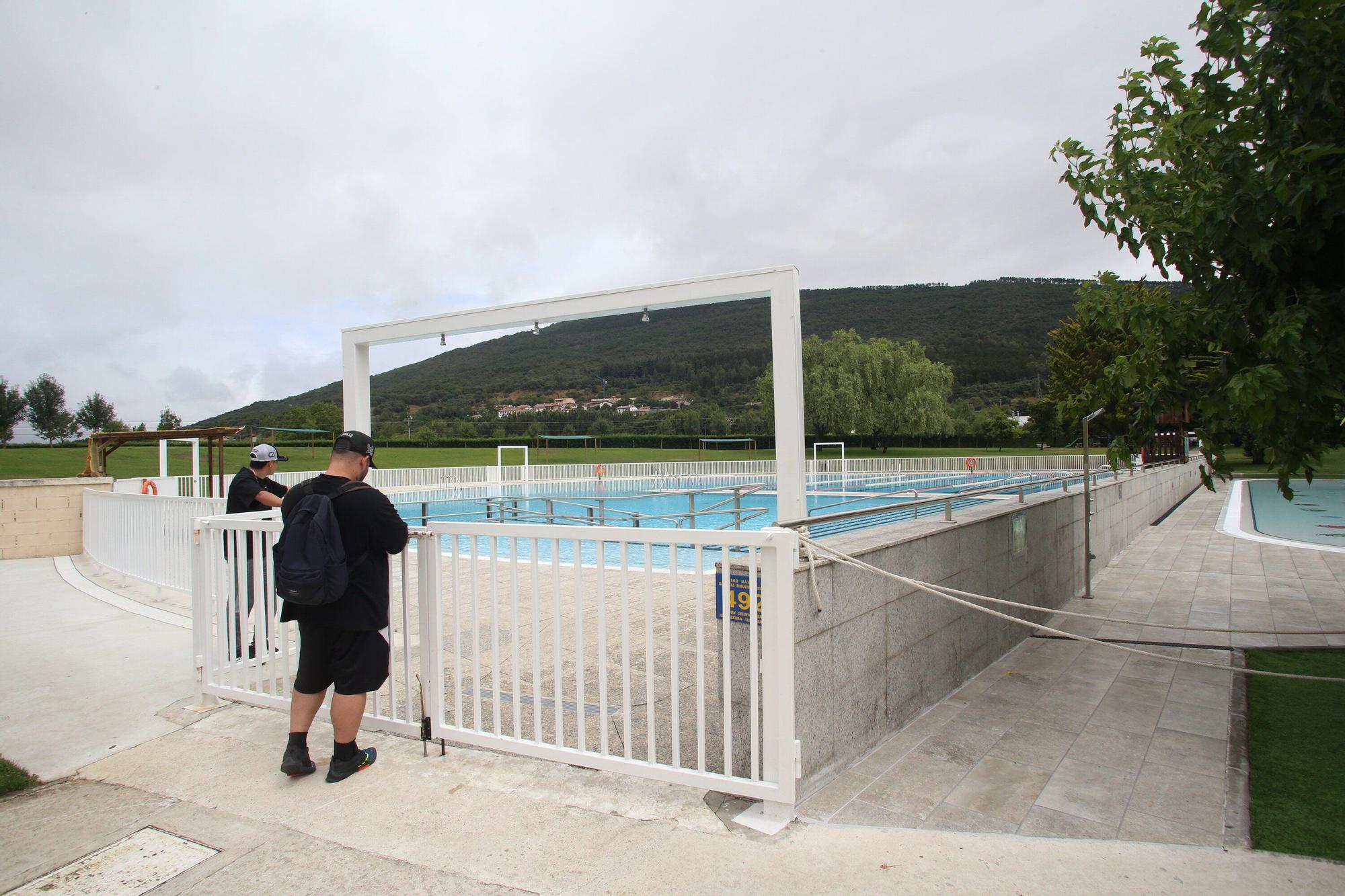 El mal tiempo afecta a las piscinas