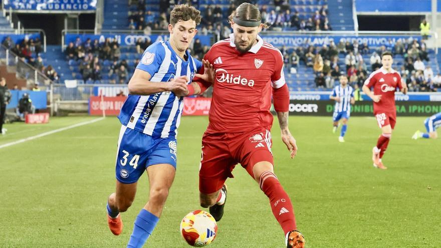 El 1x1 del Alavés ante el Sevilla: Mañas aprovecha su oportunidad