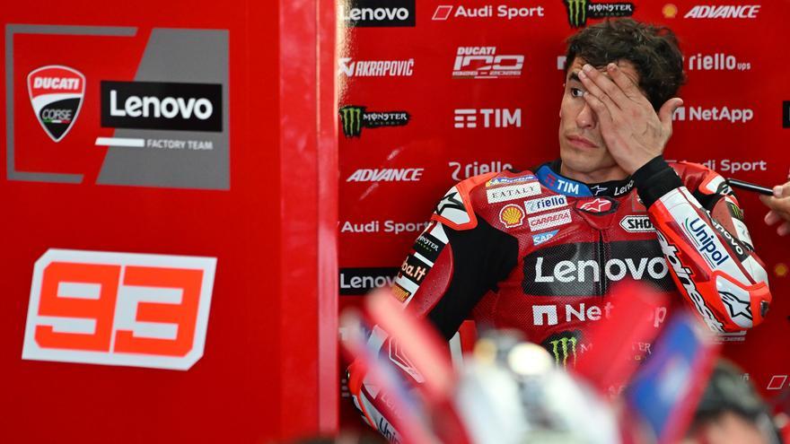 Marc Márquez: "No puedo pilotar la Ducati como el año pasado"