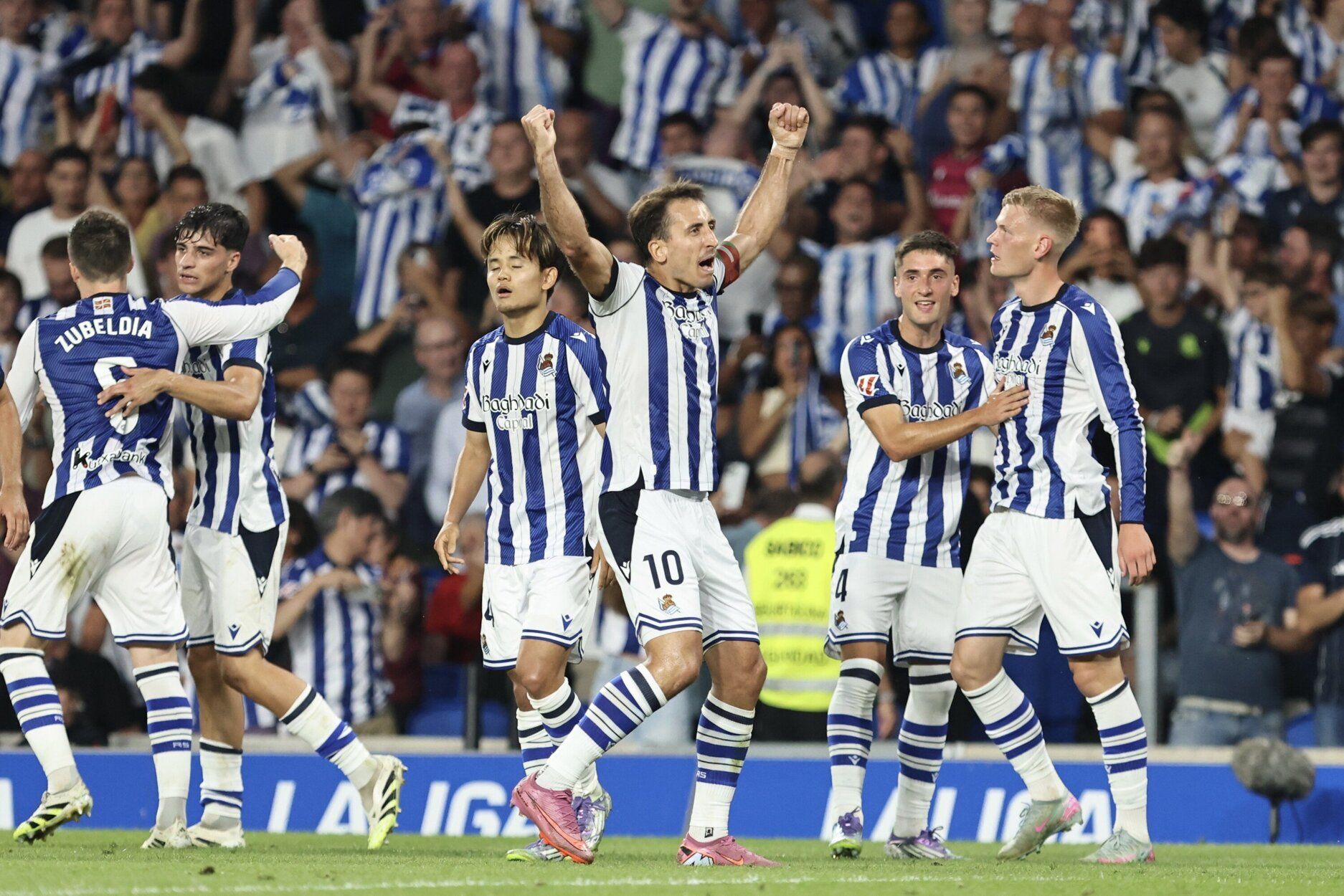 [Fotos] Partido loco en Anoeta de la Real Sociedad y el Espanyol