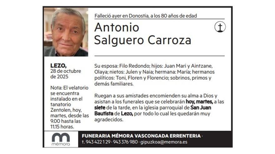 Antonio Salguero Carroza