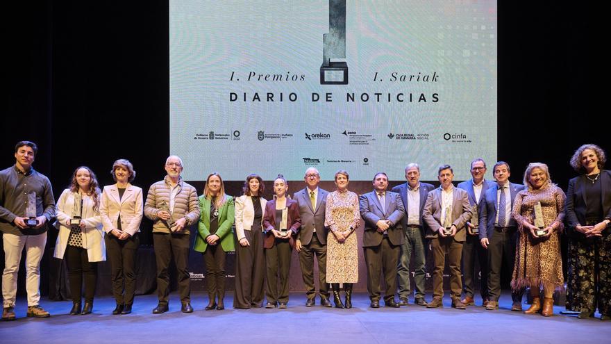 Empresas e instituciones blindan su apoyo en la gala de los Premios Diario de Noticias Sariak