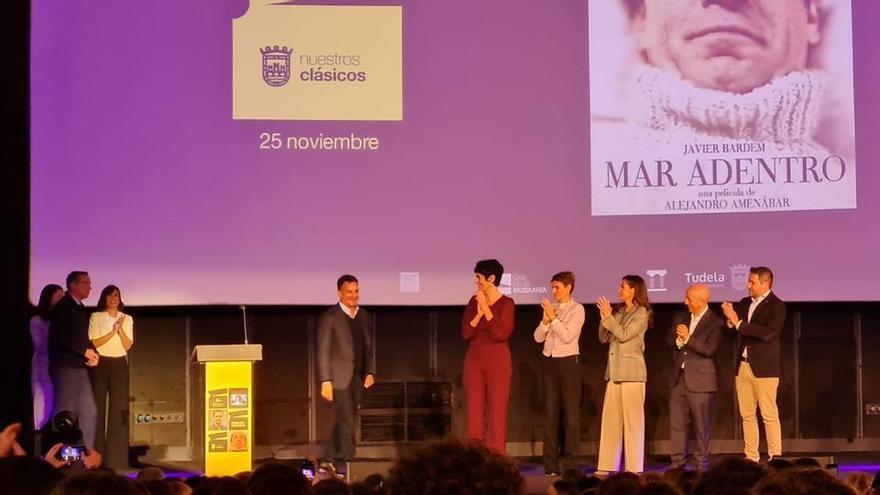 La reina Letizia, en Tudela para el homenaje al cineasta Alejandro Amenábar