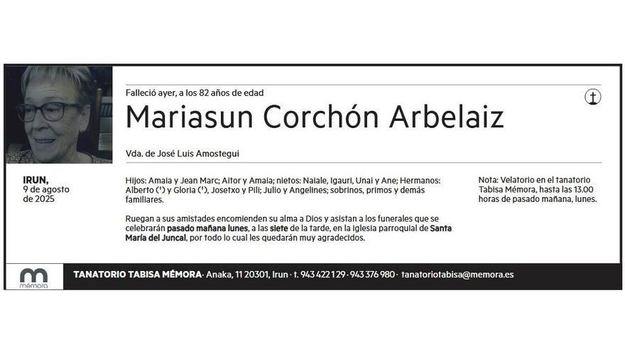 MARIASUN CORCHON ARBELAIZ