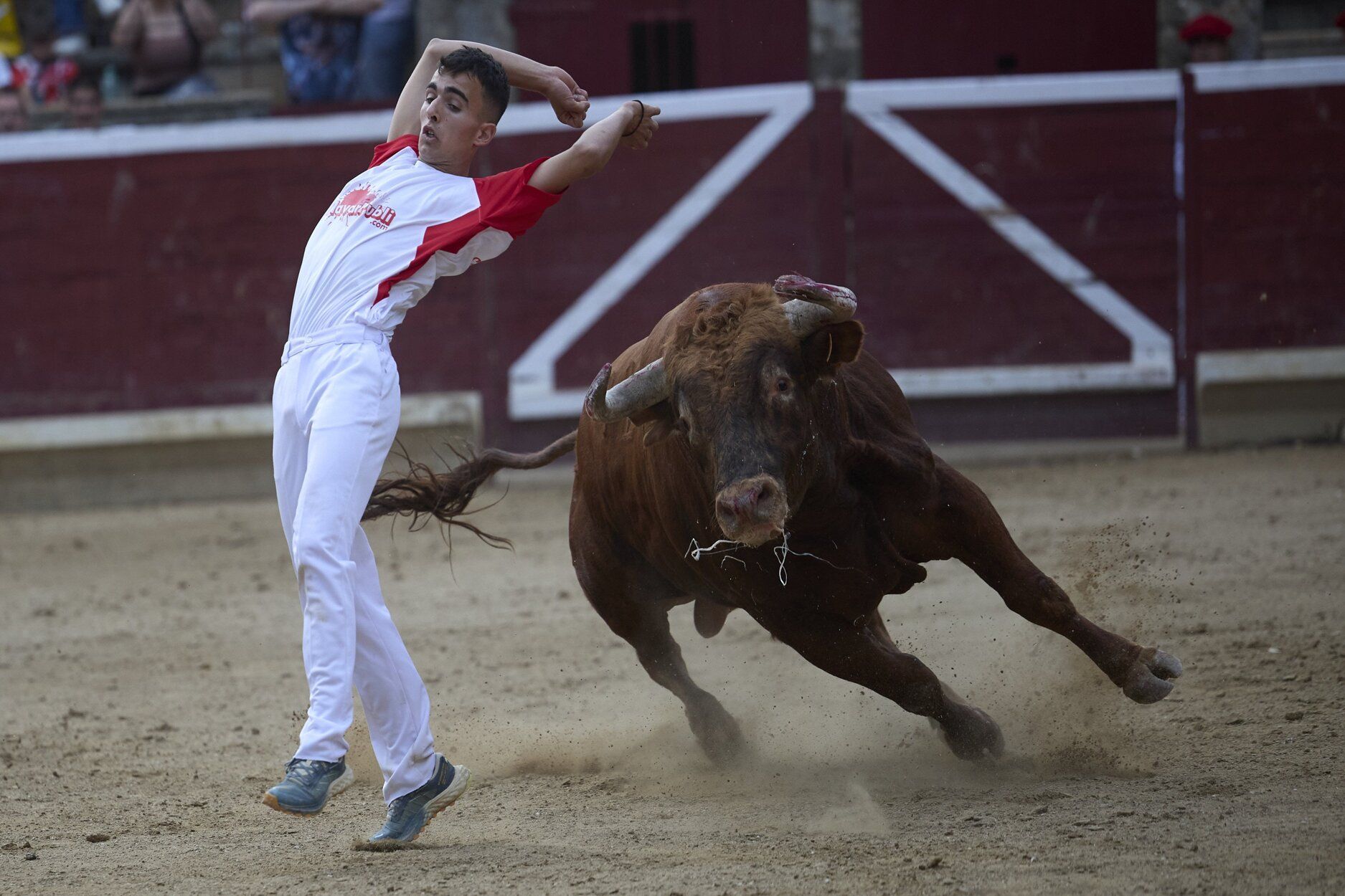 Fotos del concurso de recortadores de fiestas de Tafalla