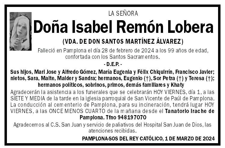 Isabel Remón Lobera