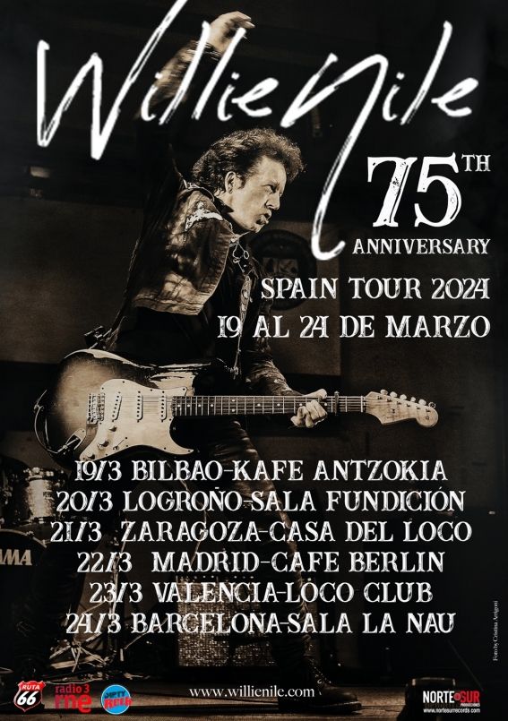 Cartel de la gira de Willie Nile
