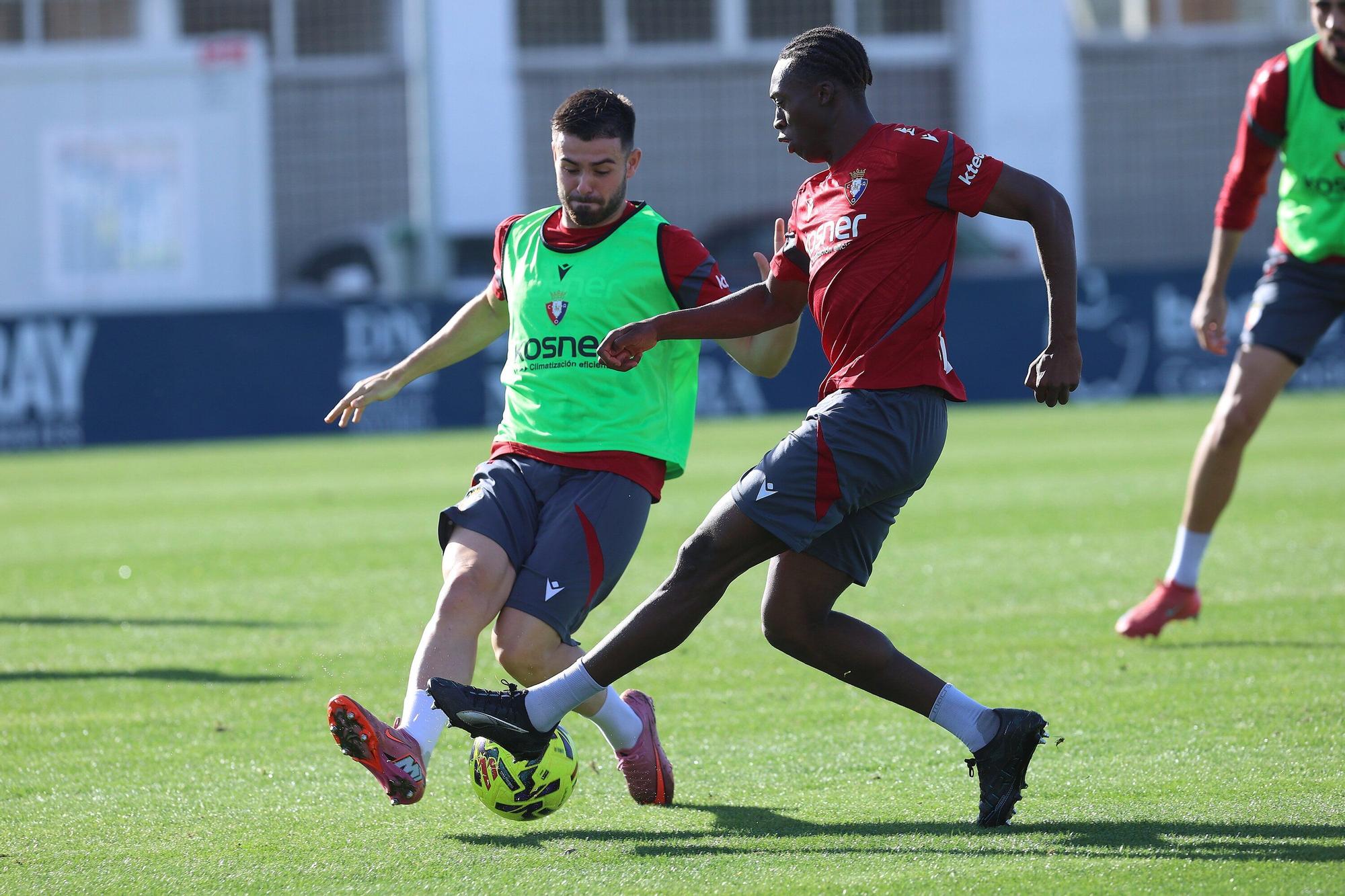 Fotos del entrenamiento de Osasuna de este miércoles 12 de noviembre