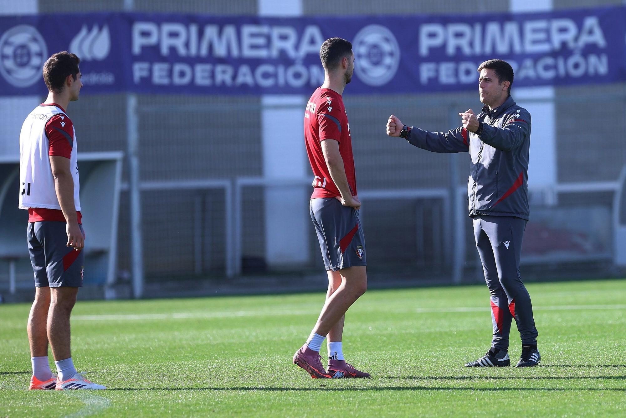 Fotos del entrenamiento de Osasuna de este miércoles 12 de noviembre