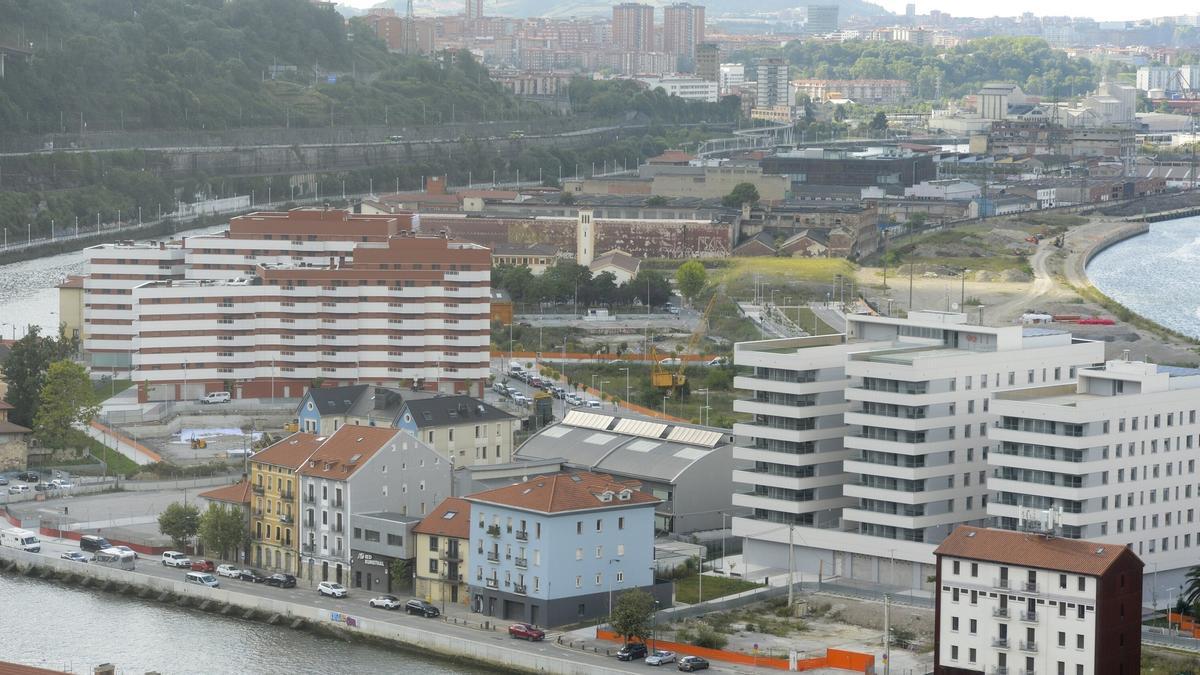 Vista general de Zorrotzaurre.